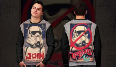 Свитшоты с полной запечаткой: Star Wars - Join imperial army